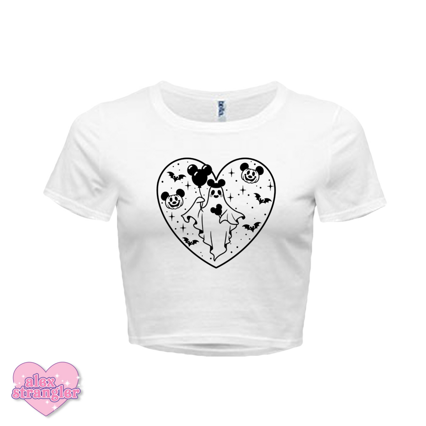 Spooky Park Ghost - Women's Crop Top