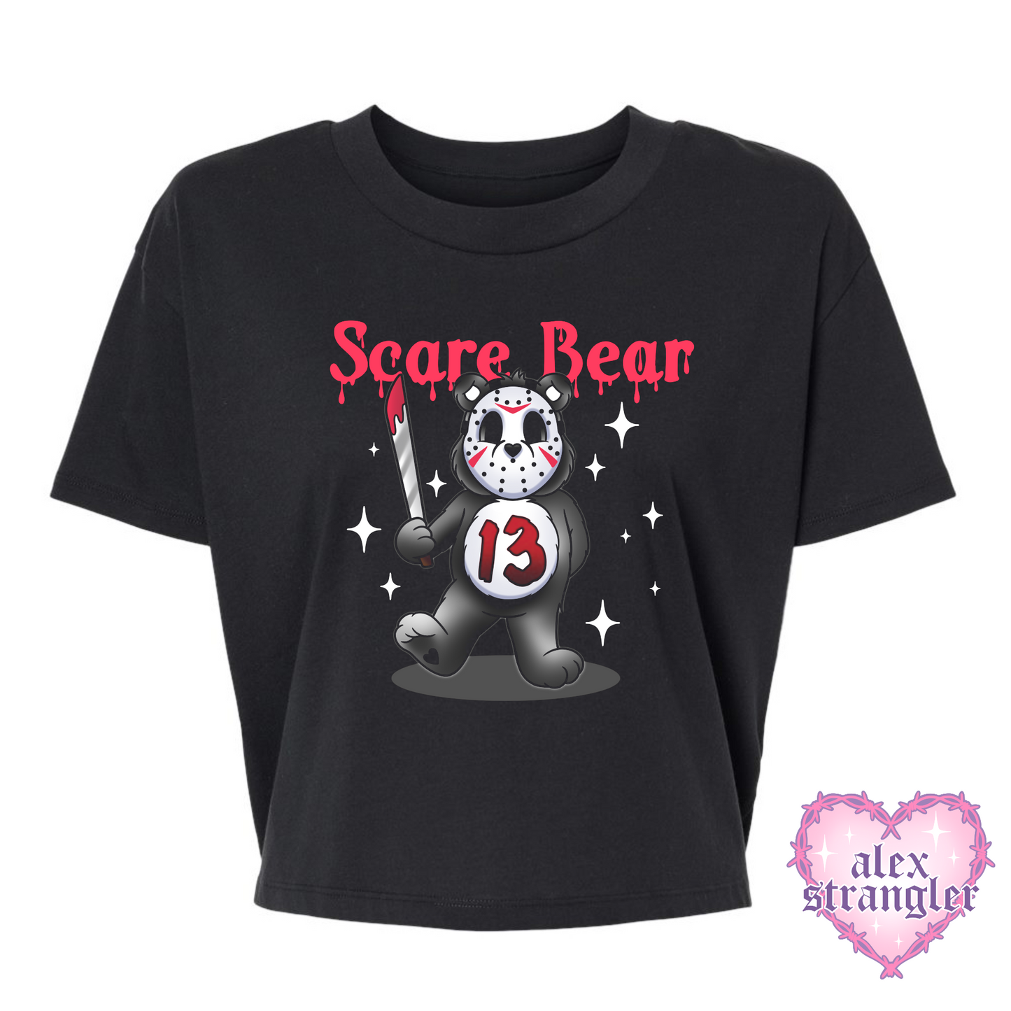 Scare Bear - Alternative Women's Crop Tee *NEW STYLE*