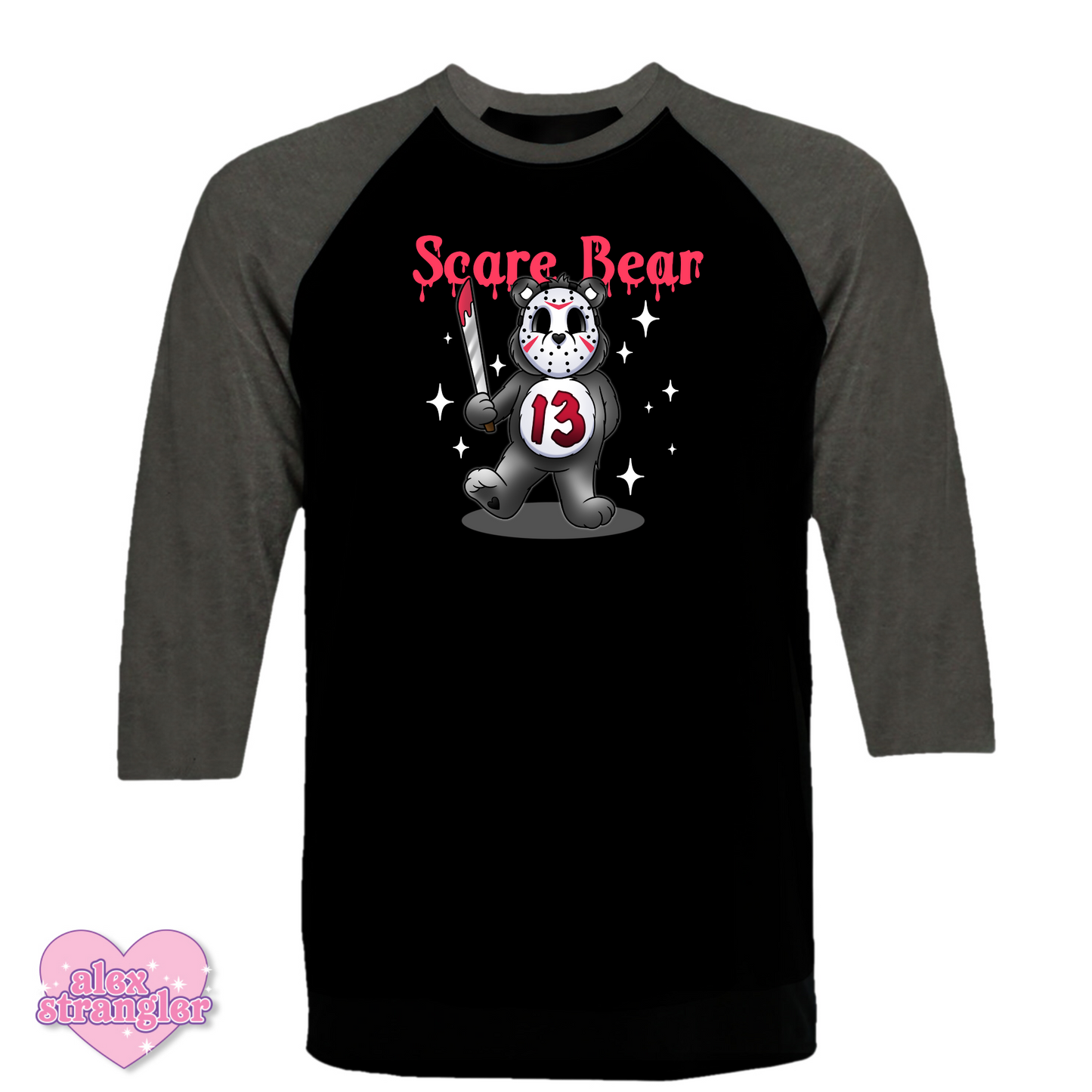 Scare Bear - Men's/Unisex Raglan
