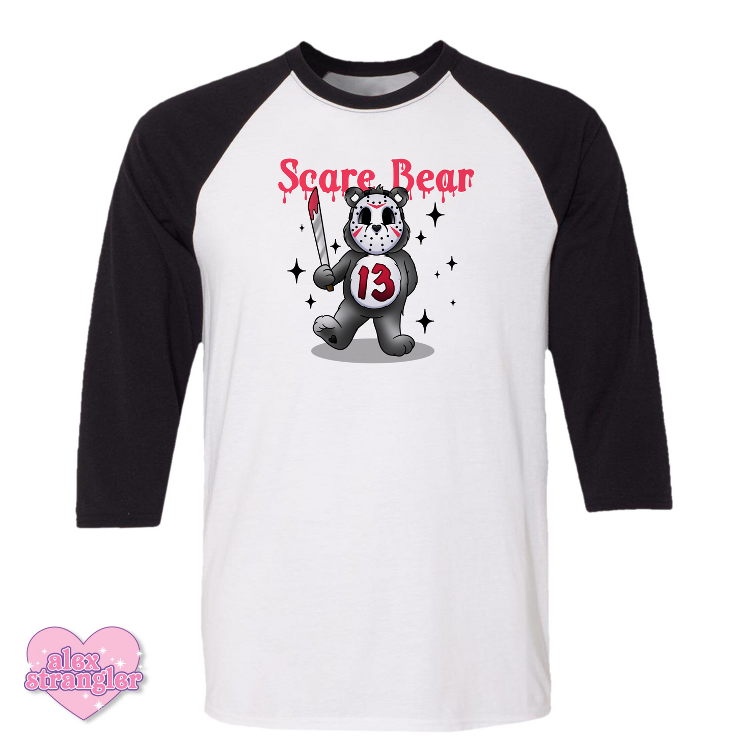 Scare Bear - Men's/Unisex Raglan