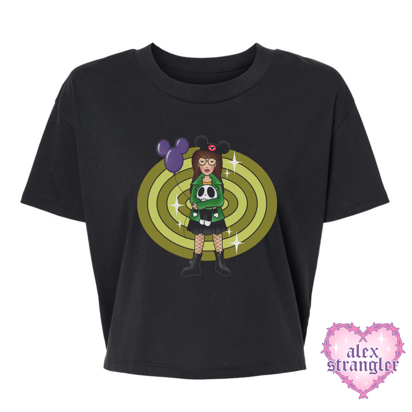 Sick Sad Girl - Alternative Women's Crop Tee *NEW STYLE*