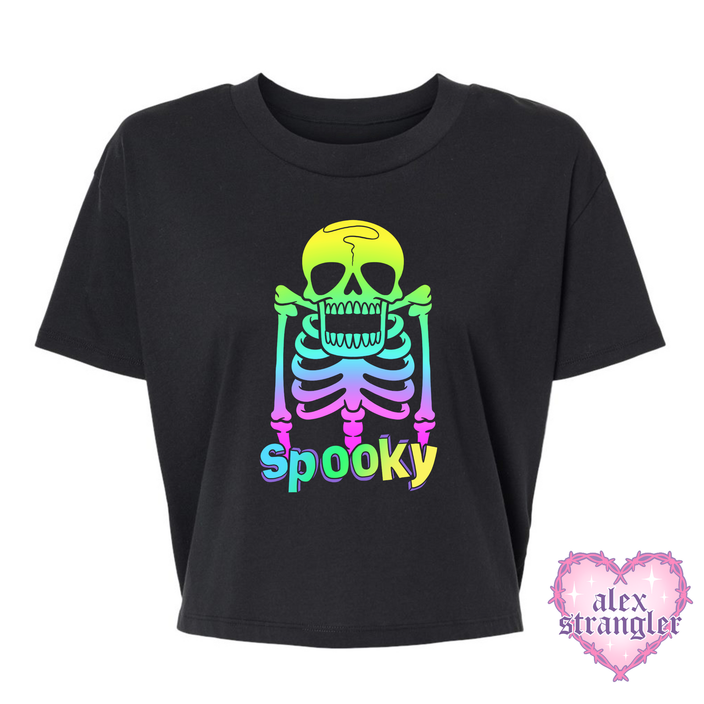 Spooky - Alternative Women's Crop Tee *NEW STYLE*