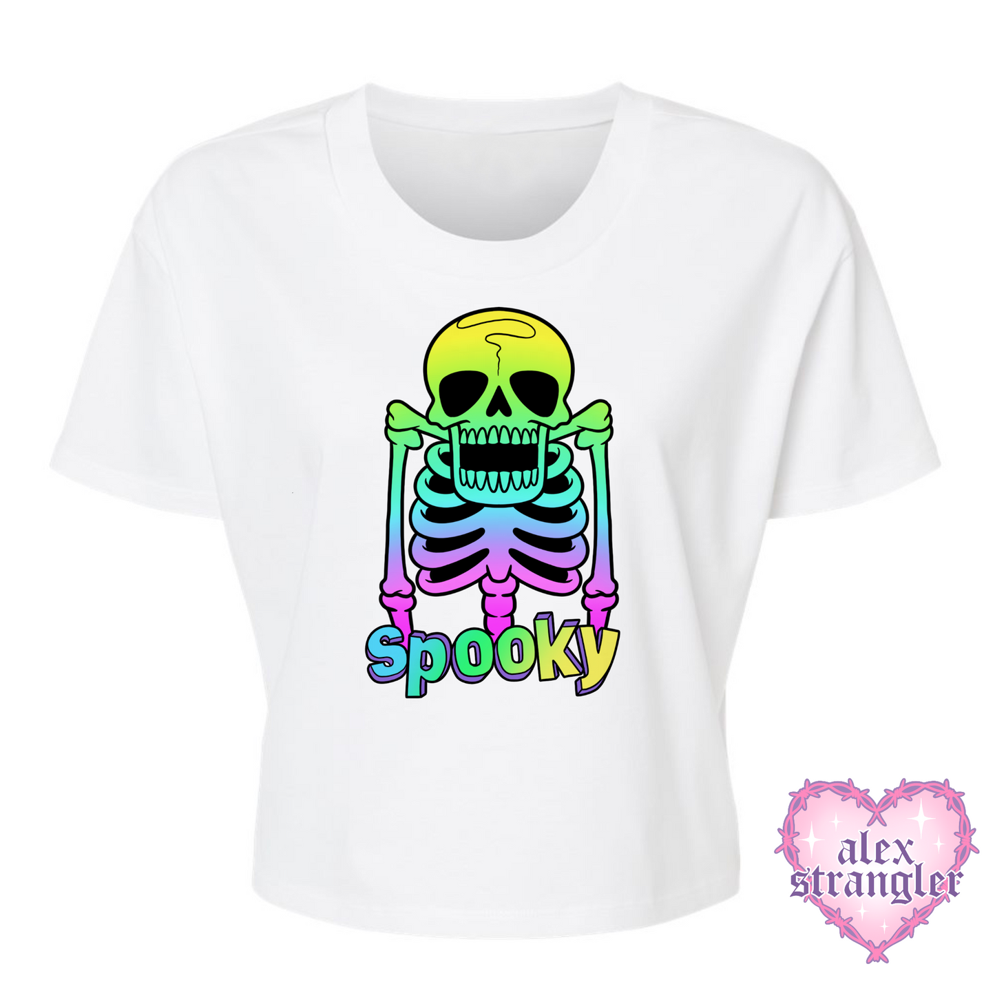 Spooky - Alternative Women's Crop Tee *NEW STYLE*