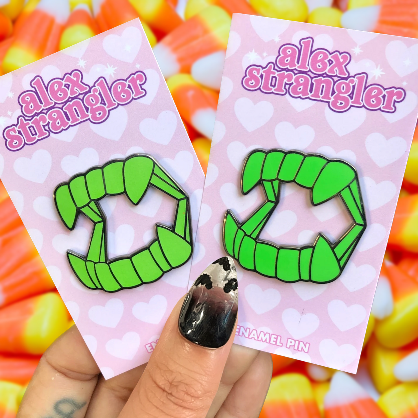 Vampire Teeth - Enamel Pin
