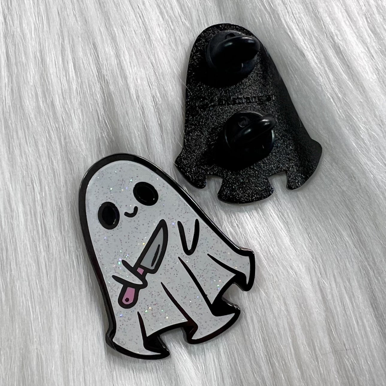 Slashy Ghost - Enamel Pin