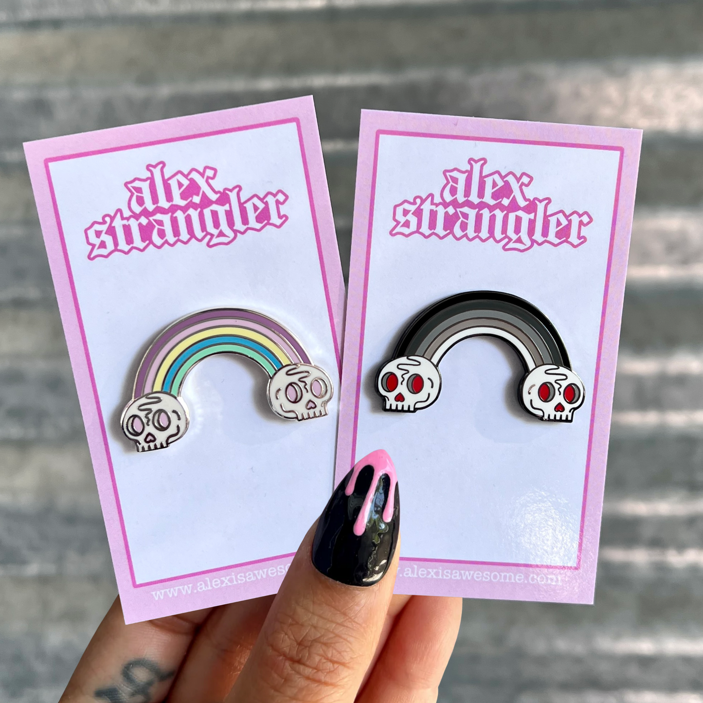 Death Rainbow - Enamel Pin