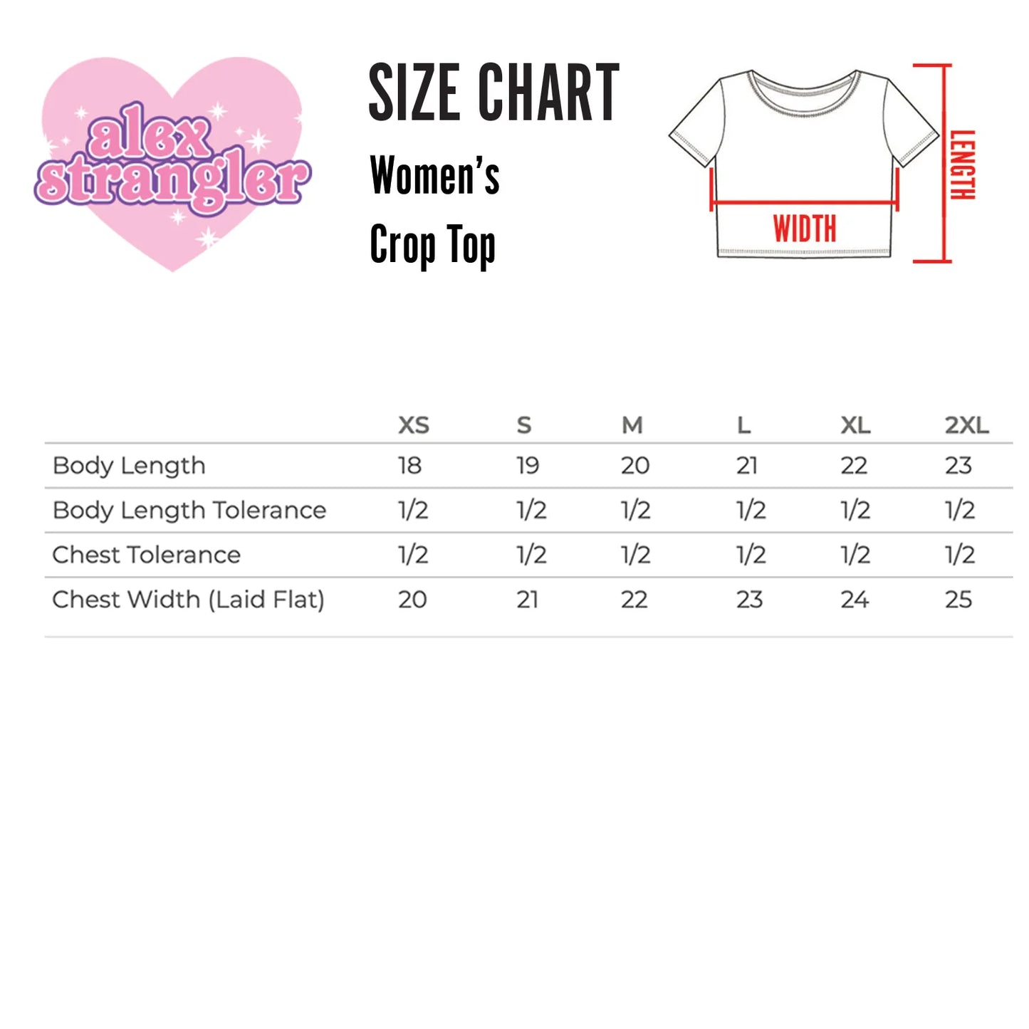 Hug Me - Alternative Women's Crop Tee *NEW STYLE*