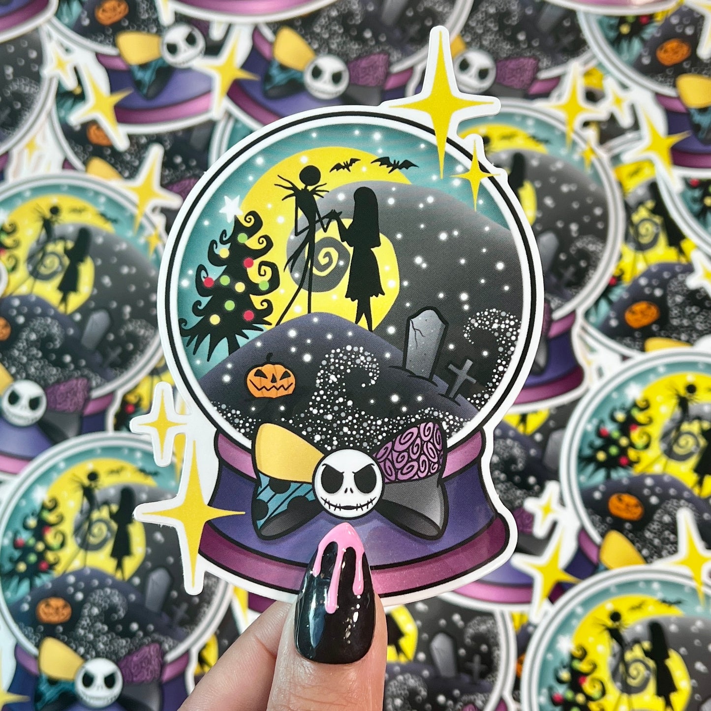 Nightmare Snow Globe - Sticker