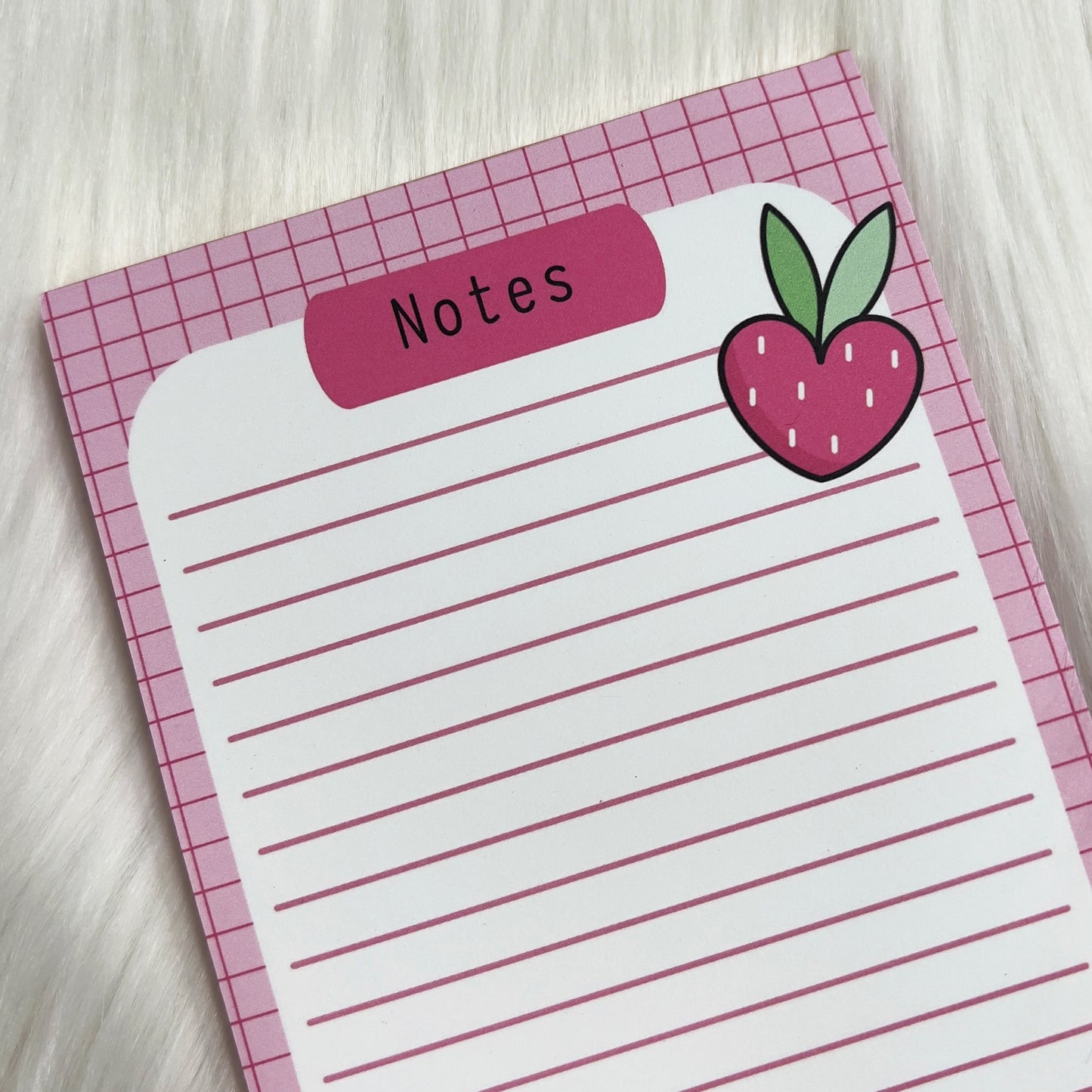 Strawberry Hearts - Notepad