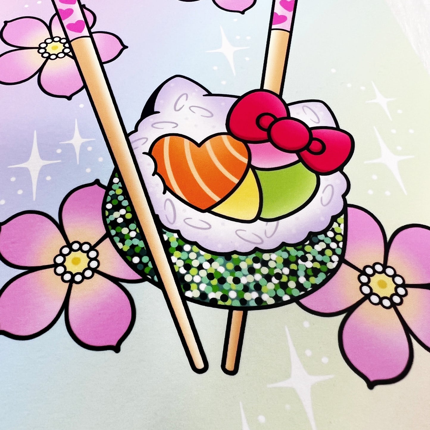 Kitty Sushi - Print