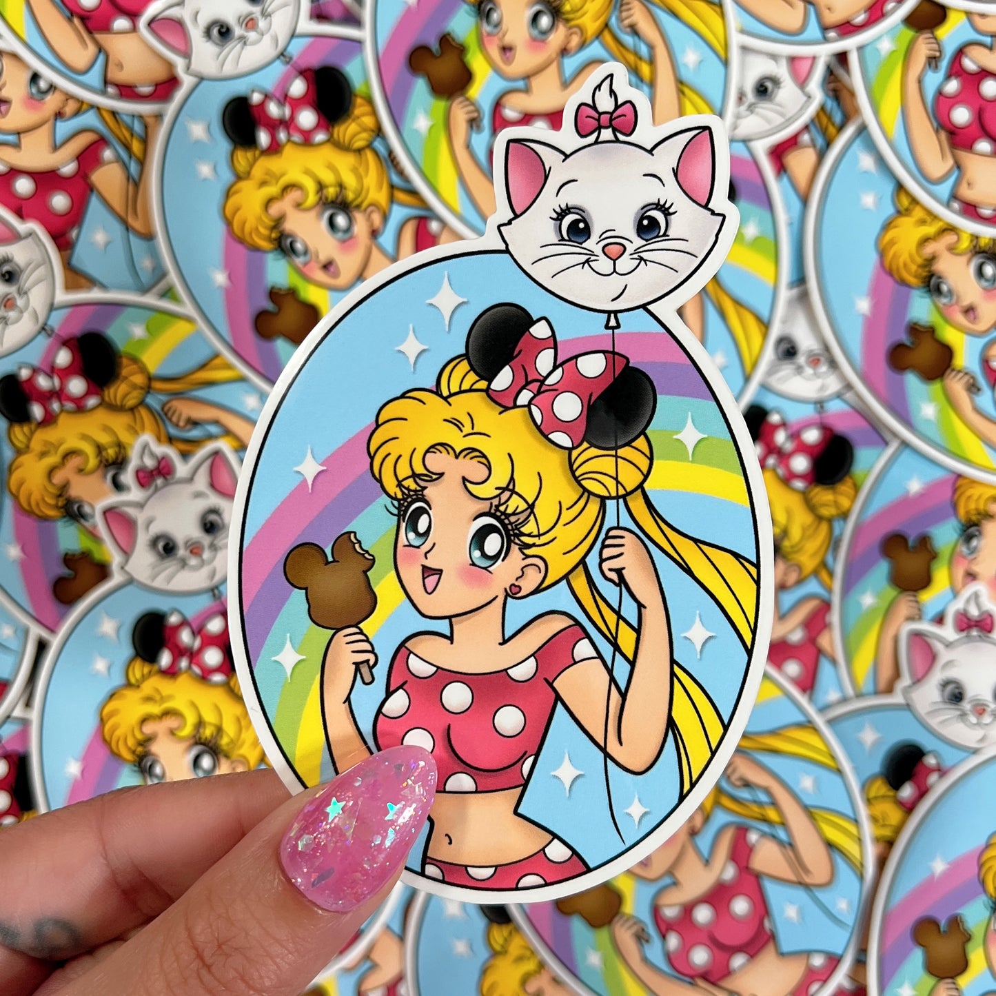 Usagi Goes To The Park - Sticker