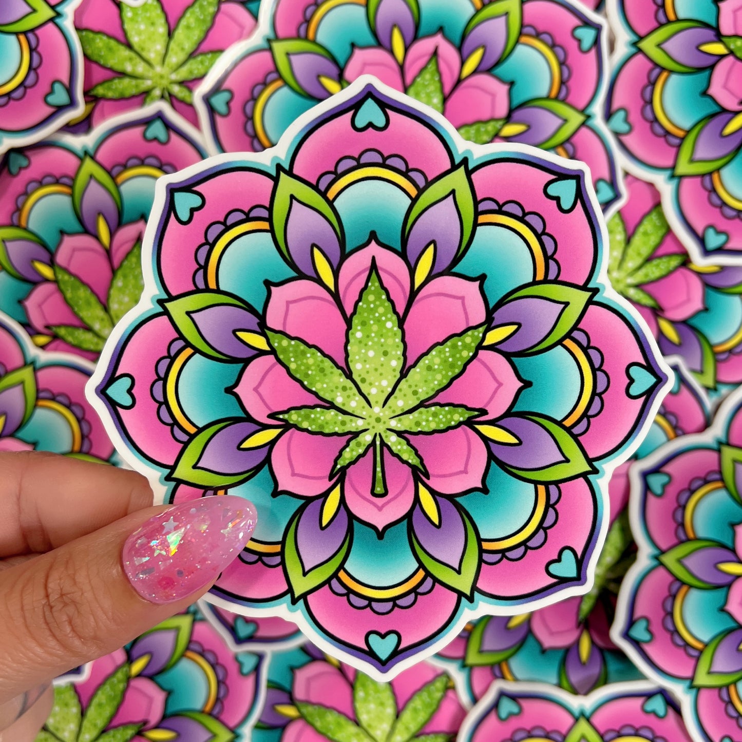 Magical Geo-Flower - Sticker