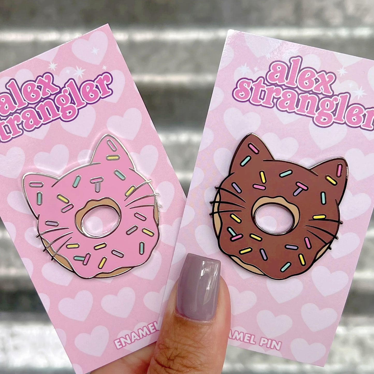 Cat Donut - Enamel Pin