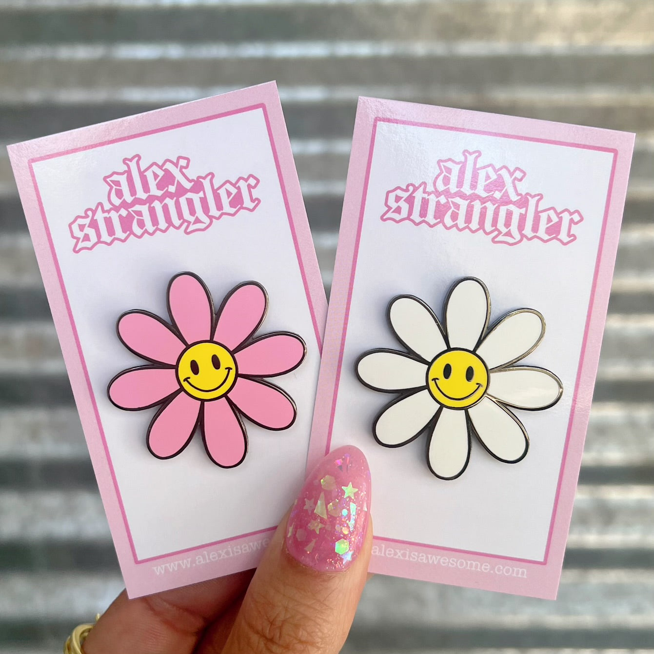 Happy Flower  - Enamel Pin