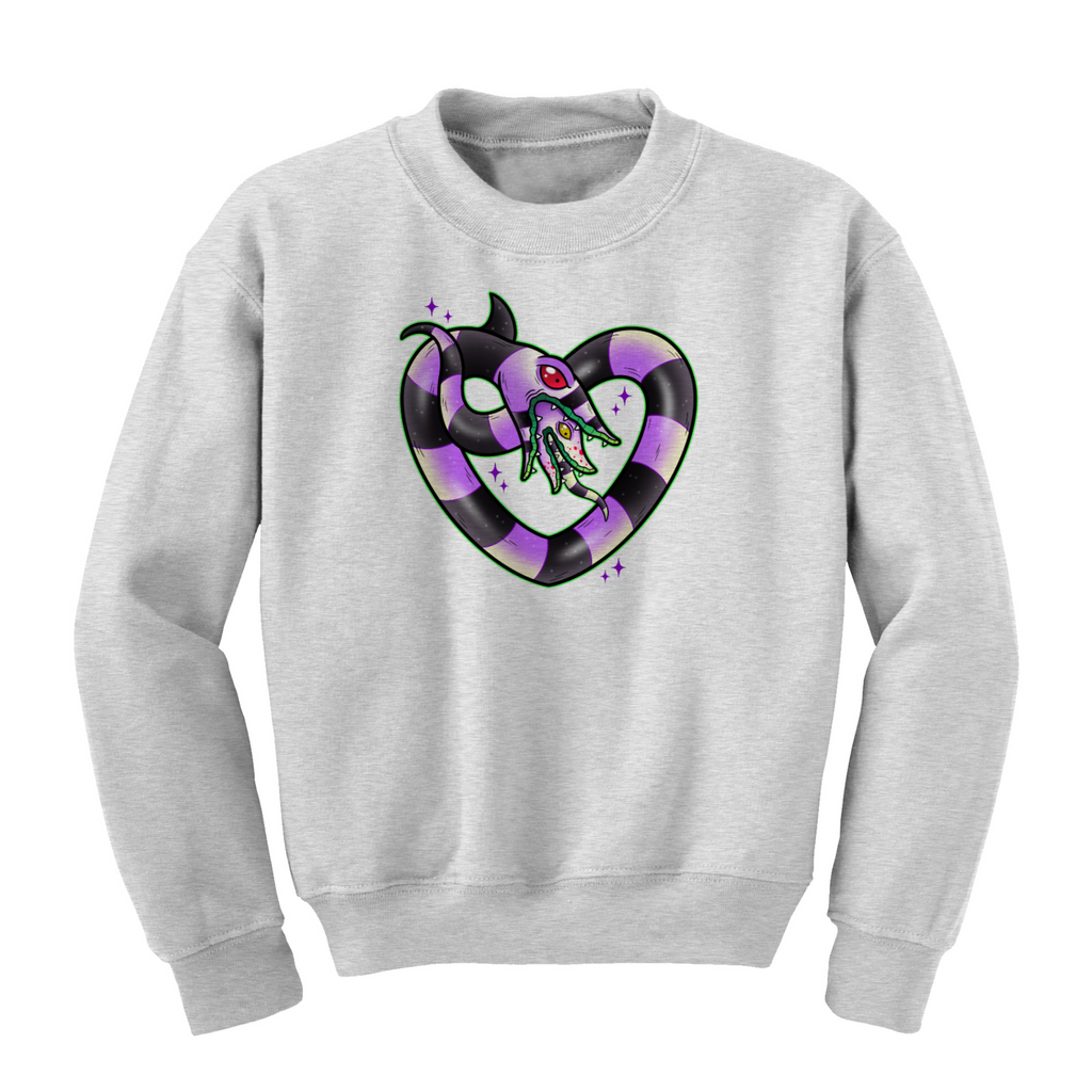 Sandworm Heart 💜 - Men's/Unisex Crewneck Sweatshirt