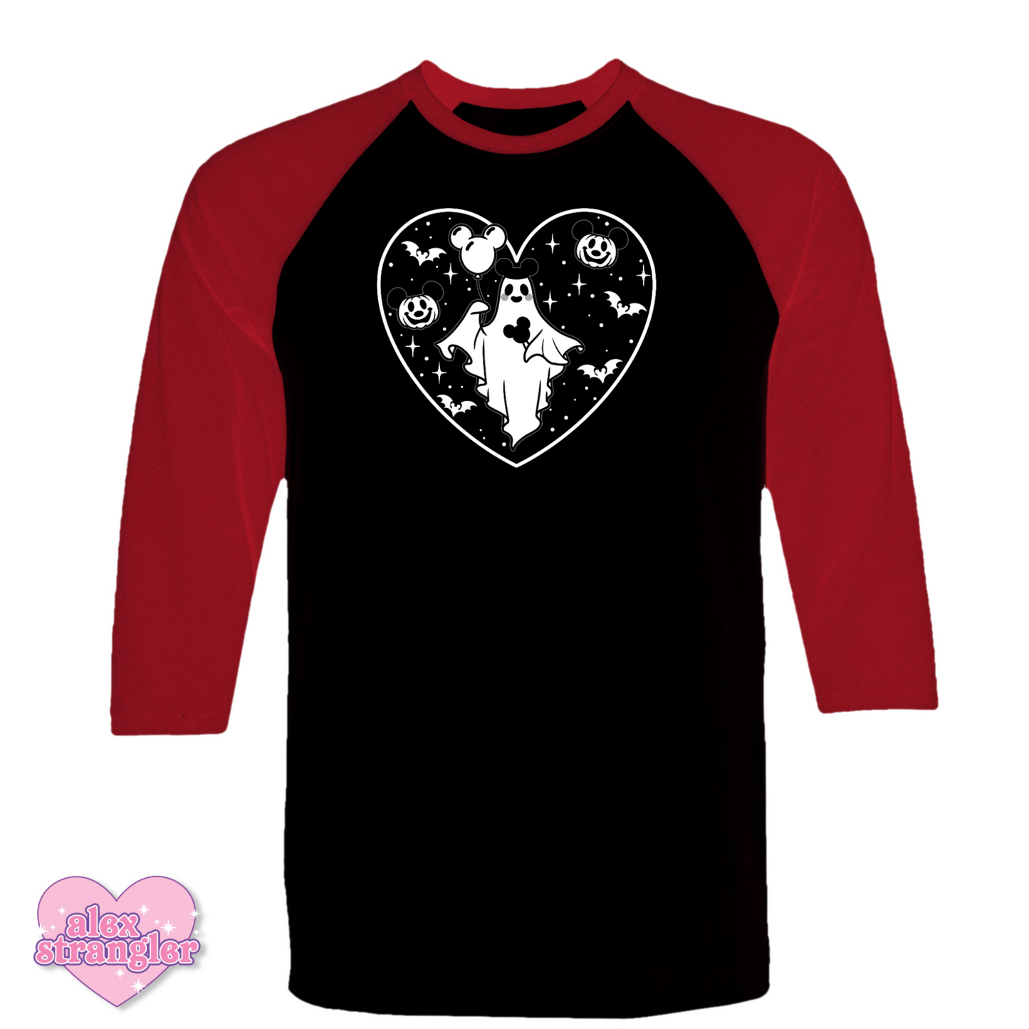 Spooky Park Ghost  - Men's/Unisex Raglan