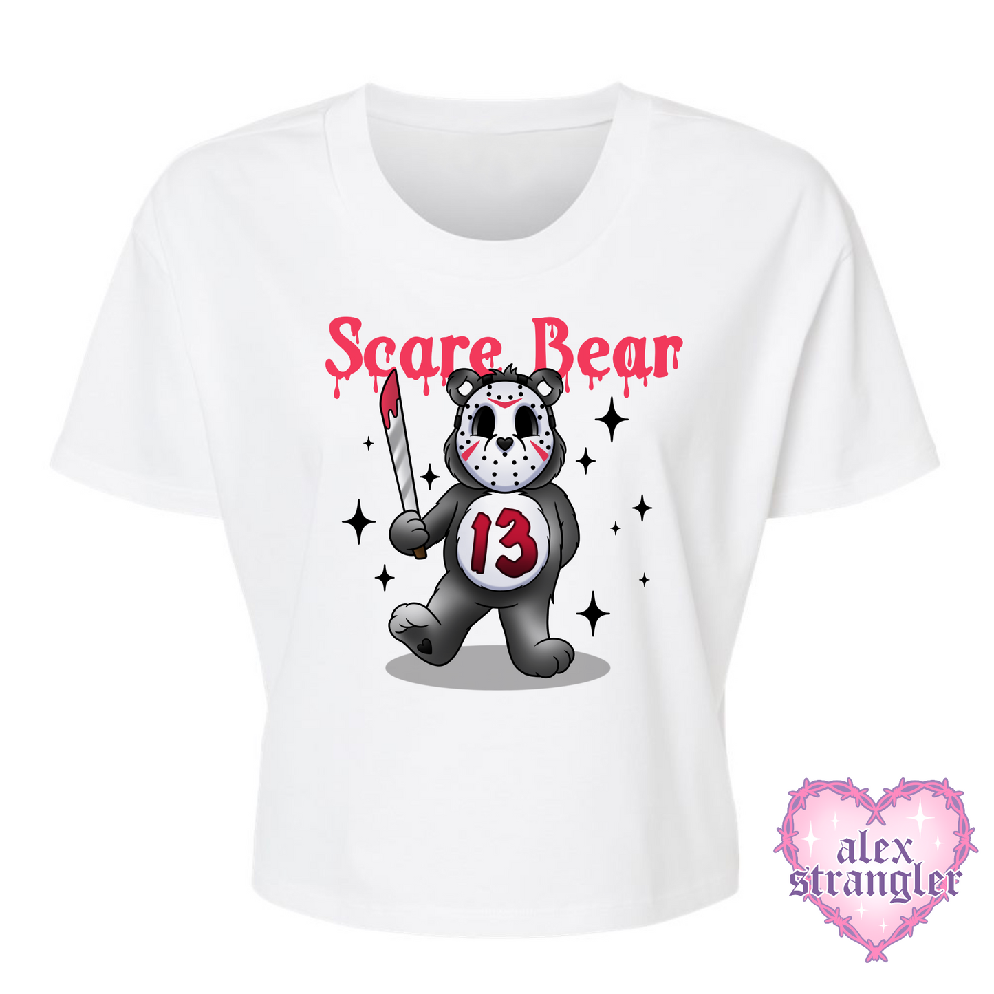 Scare Bear - Alternative Women's Crop Tee *NEW STYLE*
