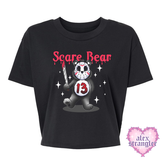 Scare Bear - Alternative Women's Crop Tee *NEW STYLE*