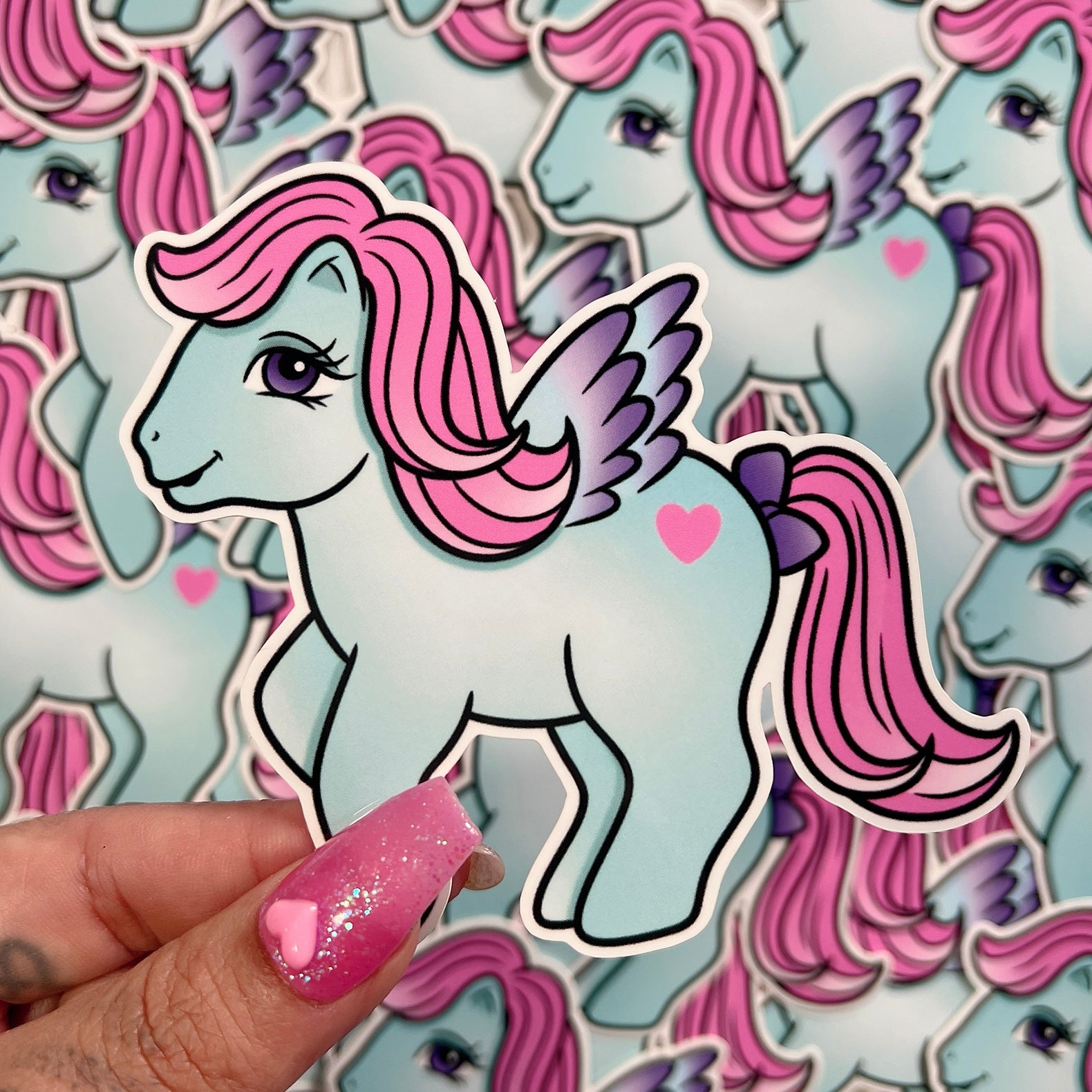 90's Retro Pony - Sticker
