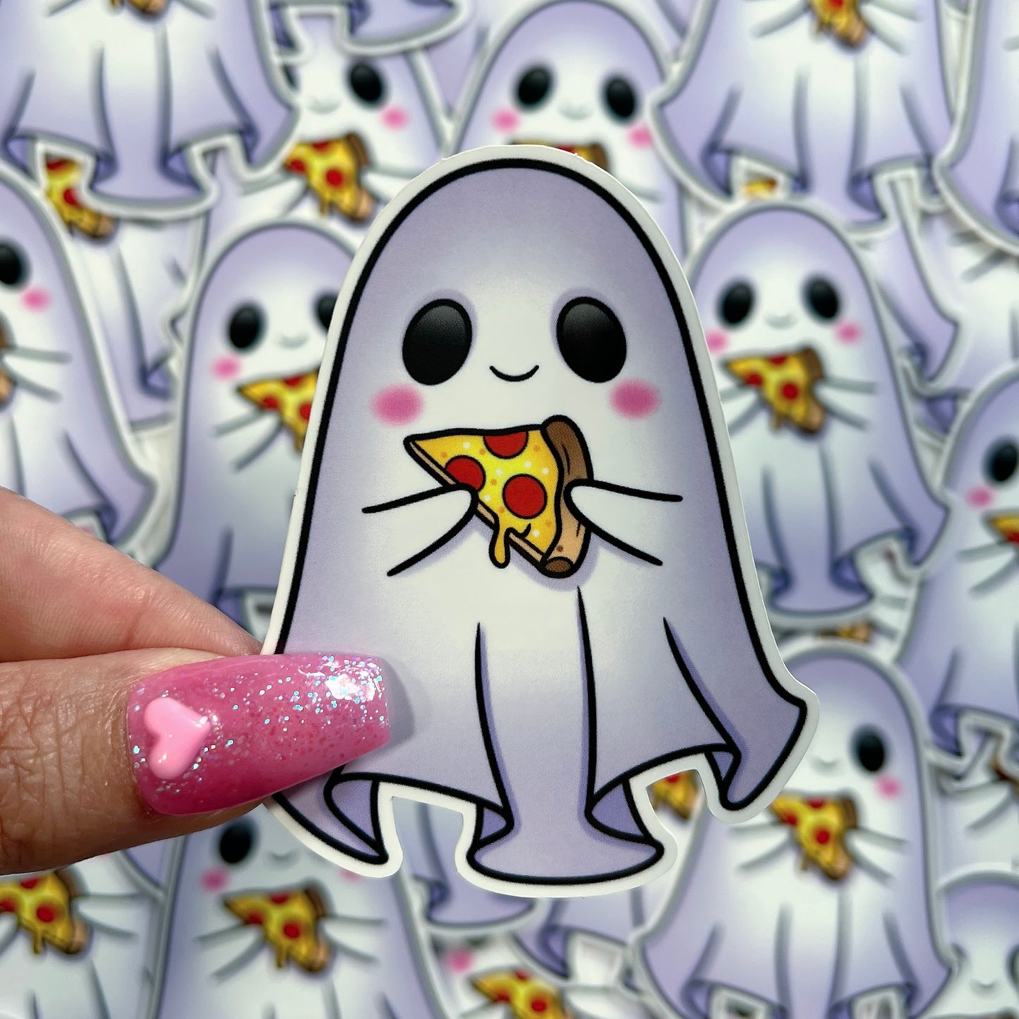 Pizza Ghost - Sticker