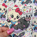 Stabby Tabby - Sticker