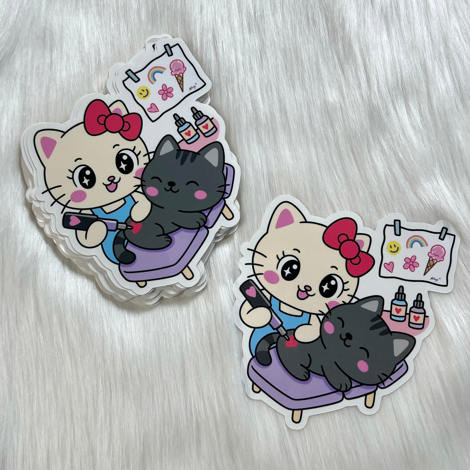 Stabby Tabby - Sticker
