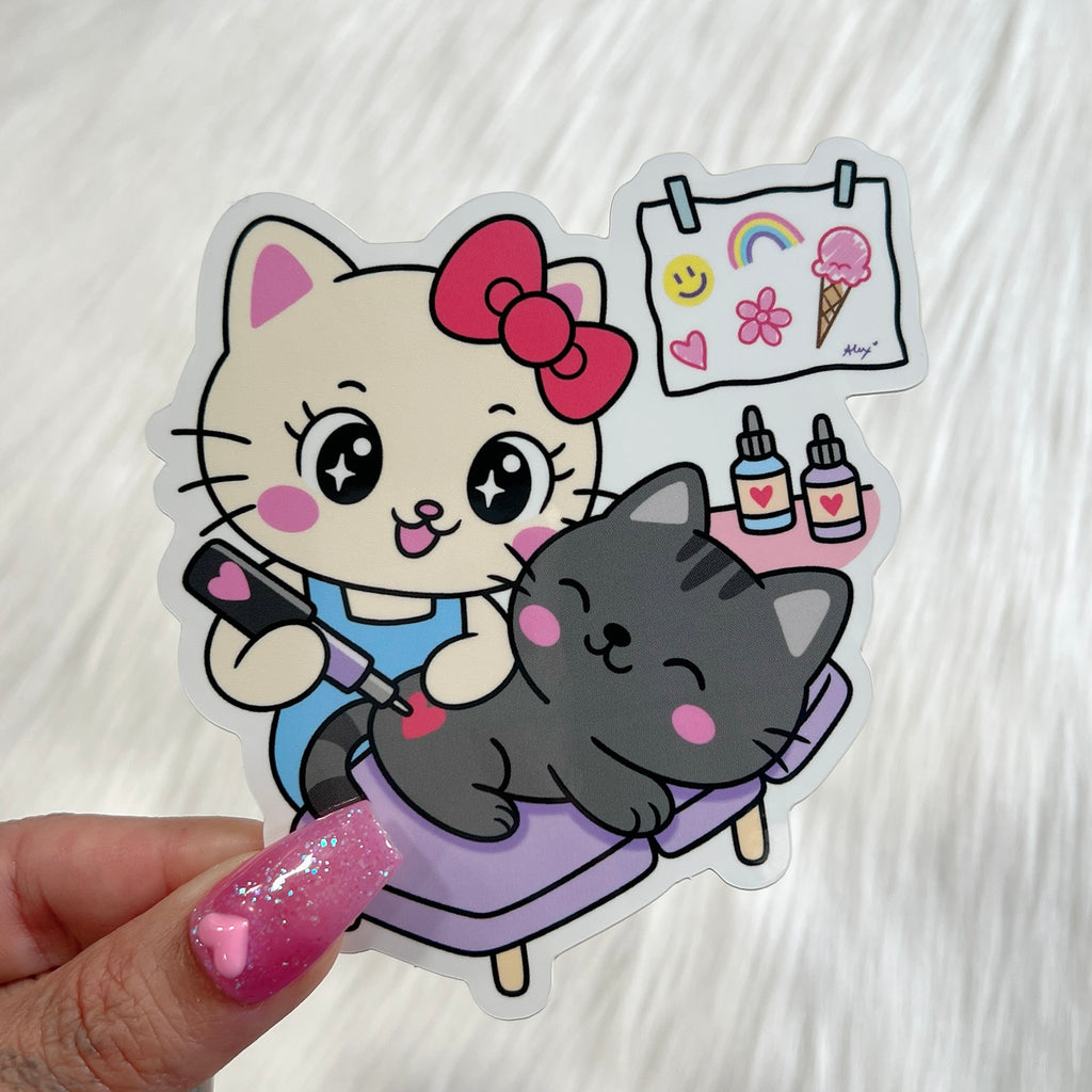 Stabby Tabby - Sticker