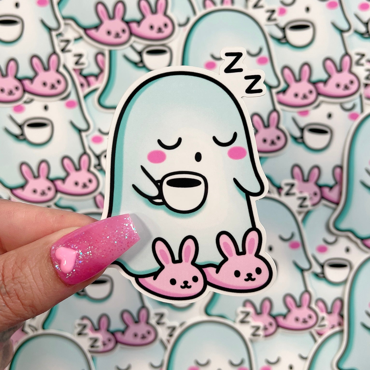 Sleepy Ghost - Sticker