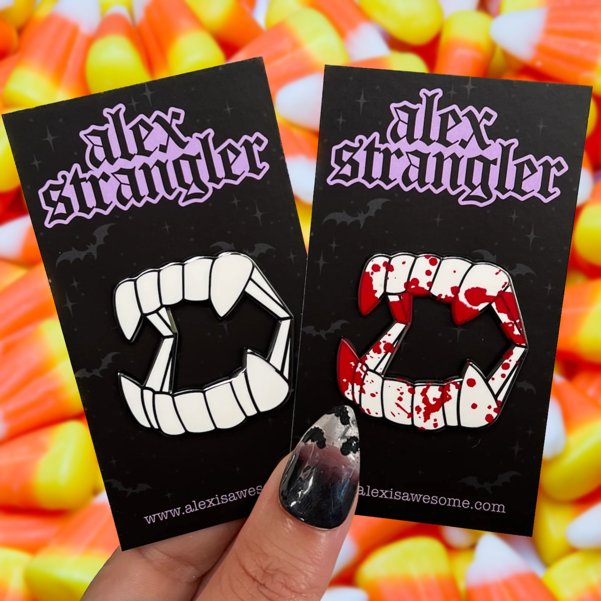 Vampire Teeth - Enamel Pin