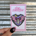 Spoopy Bat Heart - Enamel Pin