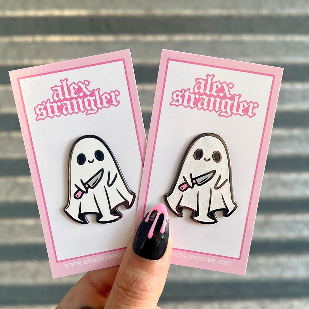 Slashy Ghost - Enamel Pin