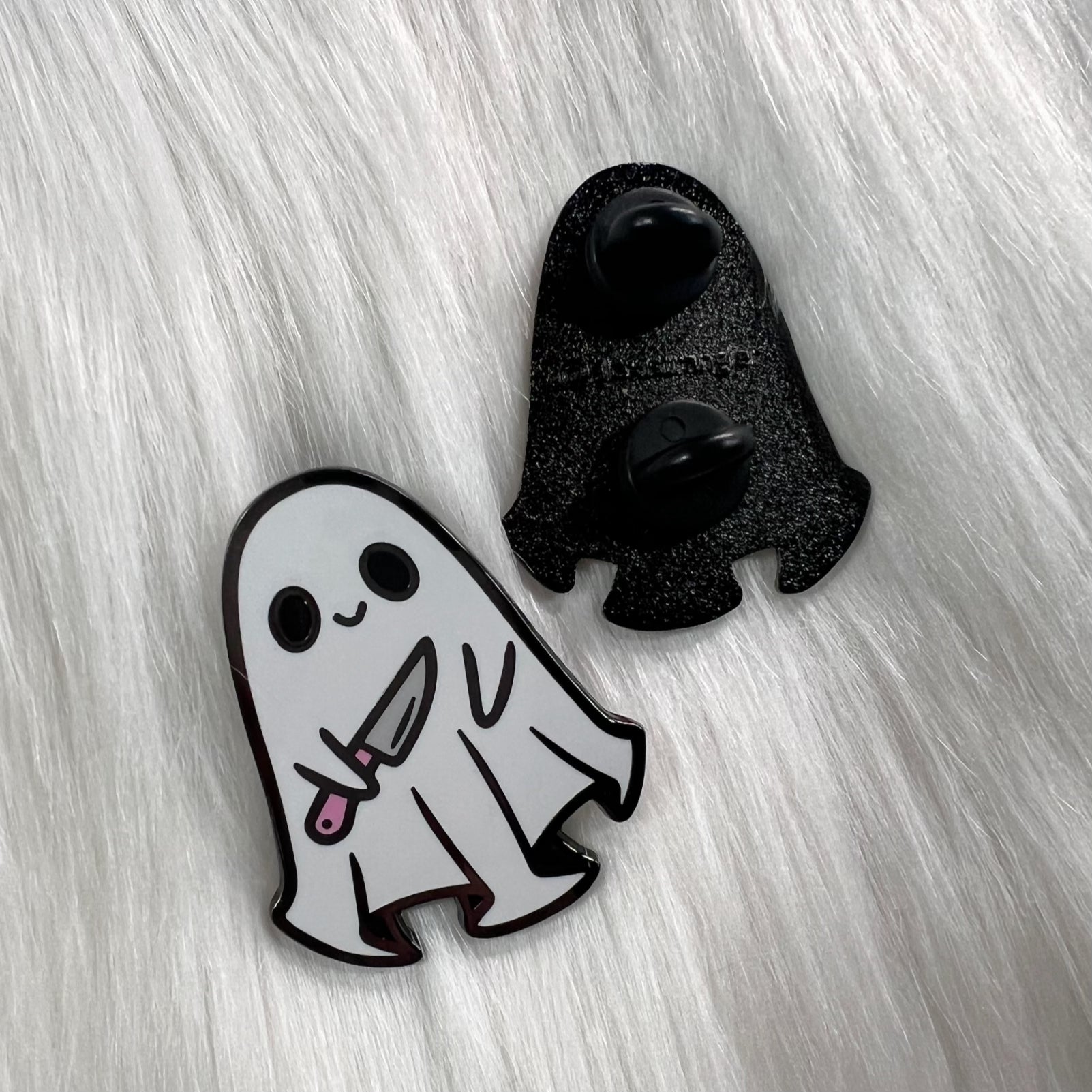 Slashy Ghost - Enamel Pin