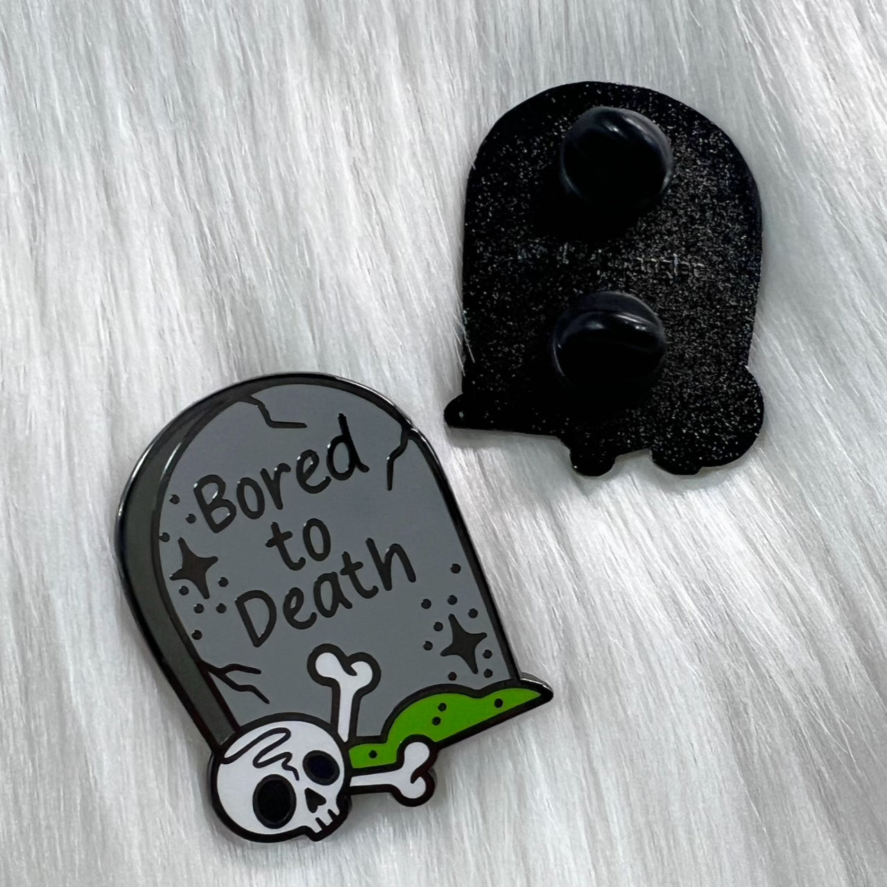 Bored to Death - Enamel Pin