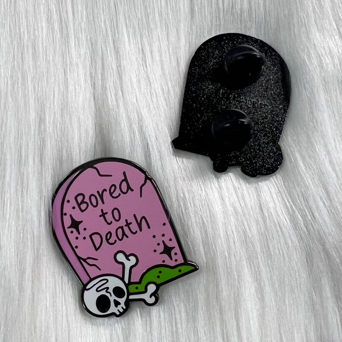 Bored to Death - Enamel Pin