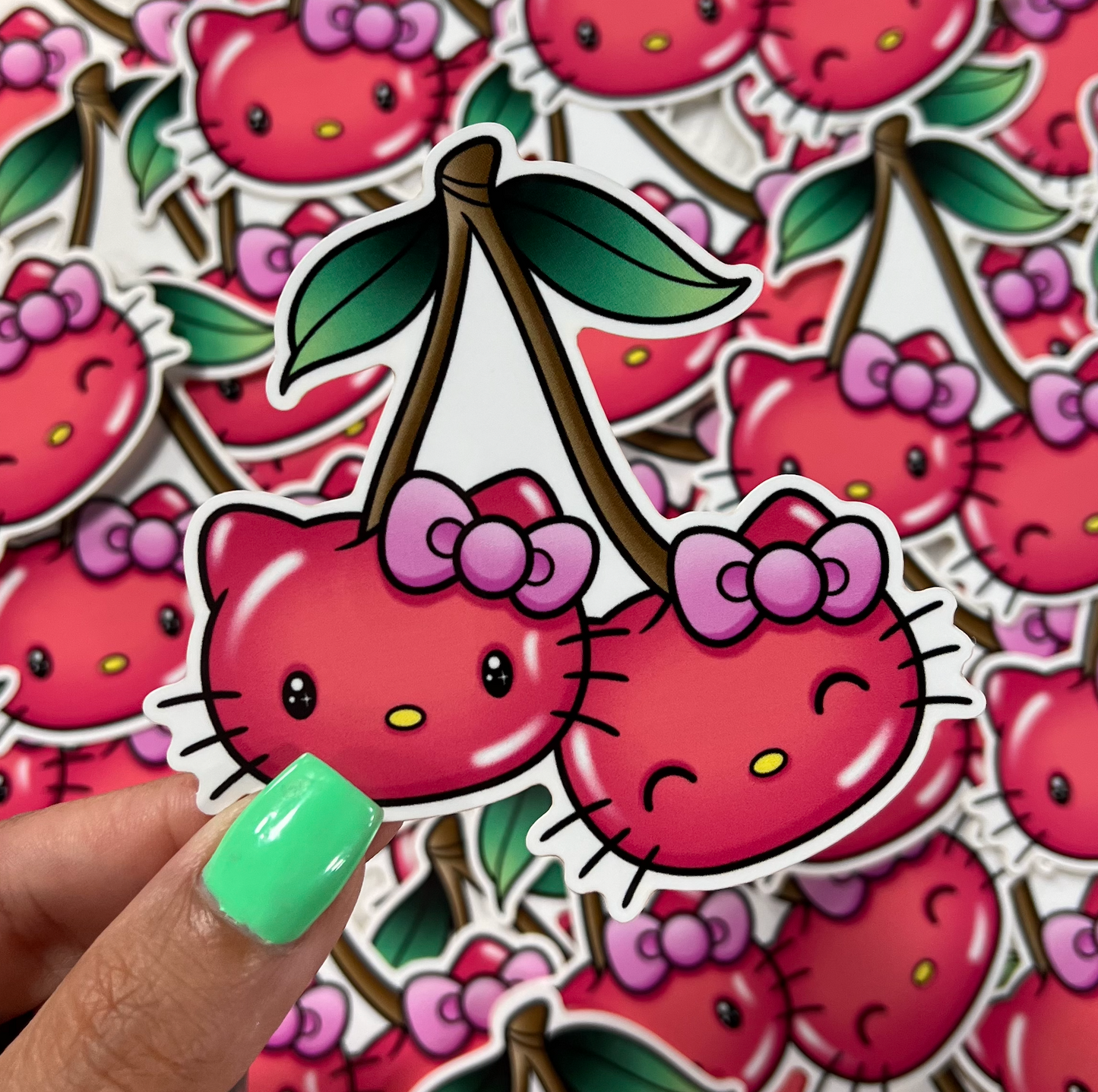Kitty Cherries - Sticker