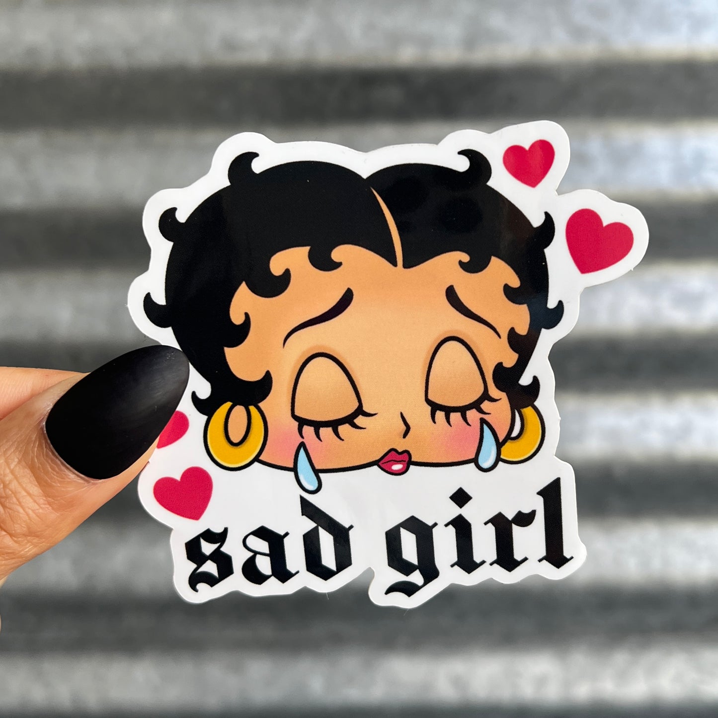 Sad Girl - Sticker