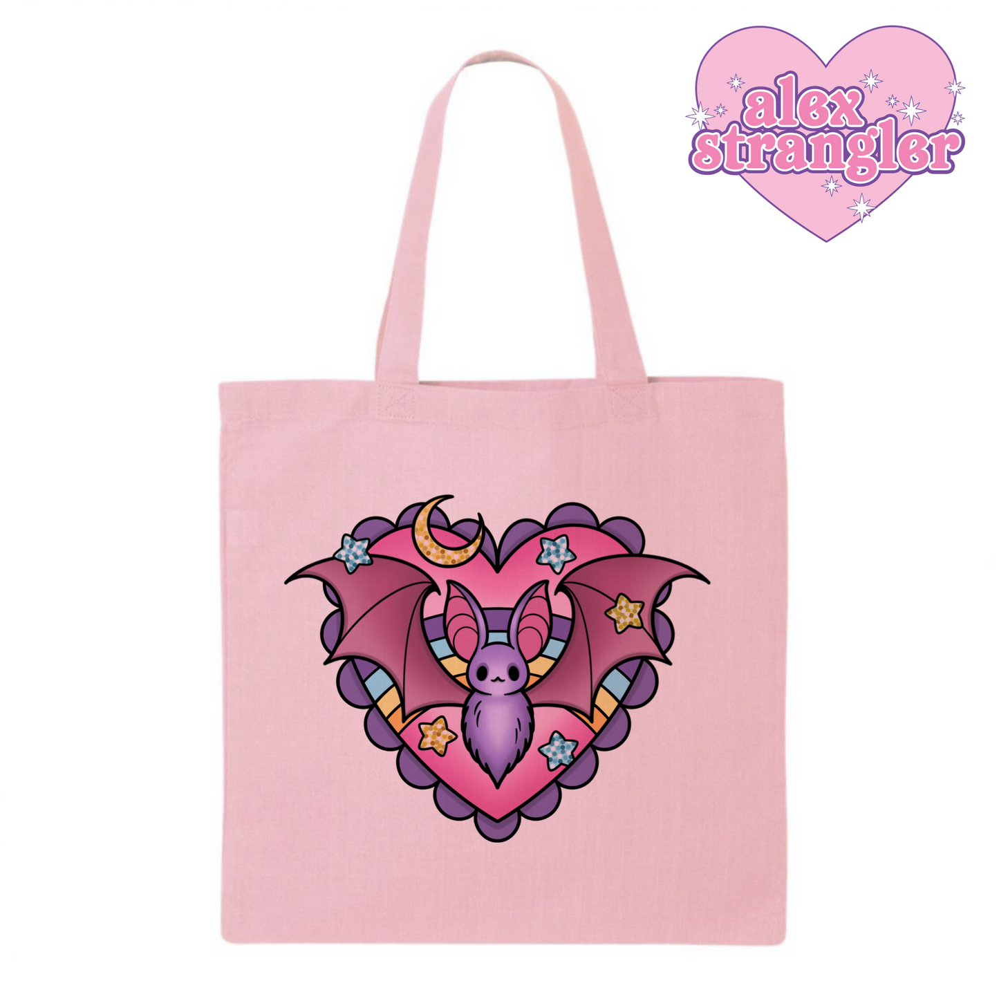 Spoopy Bat Heart - Tote Bag