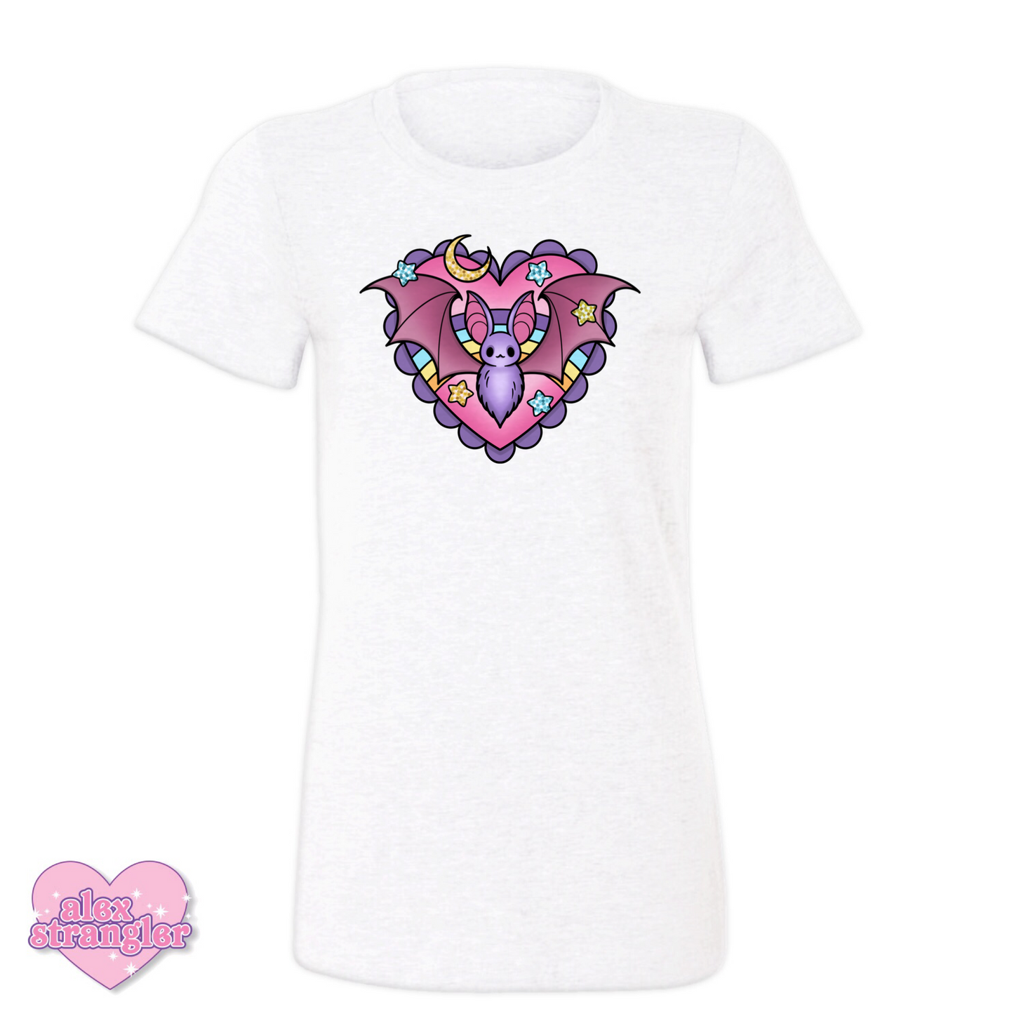 Spoopy Bat Heart - Women's Tee