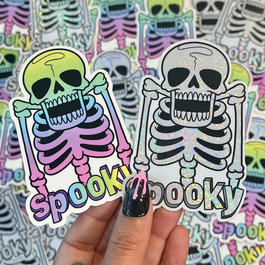 Spooky Scary Skeleton - Sticker