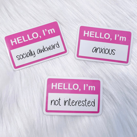 HELLO, I'm... - Sticker