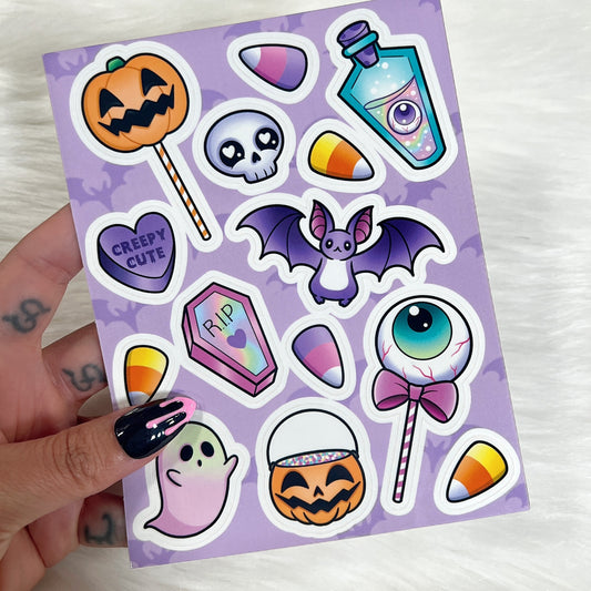 Kawaii Halloween - Sticker Sheet
