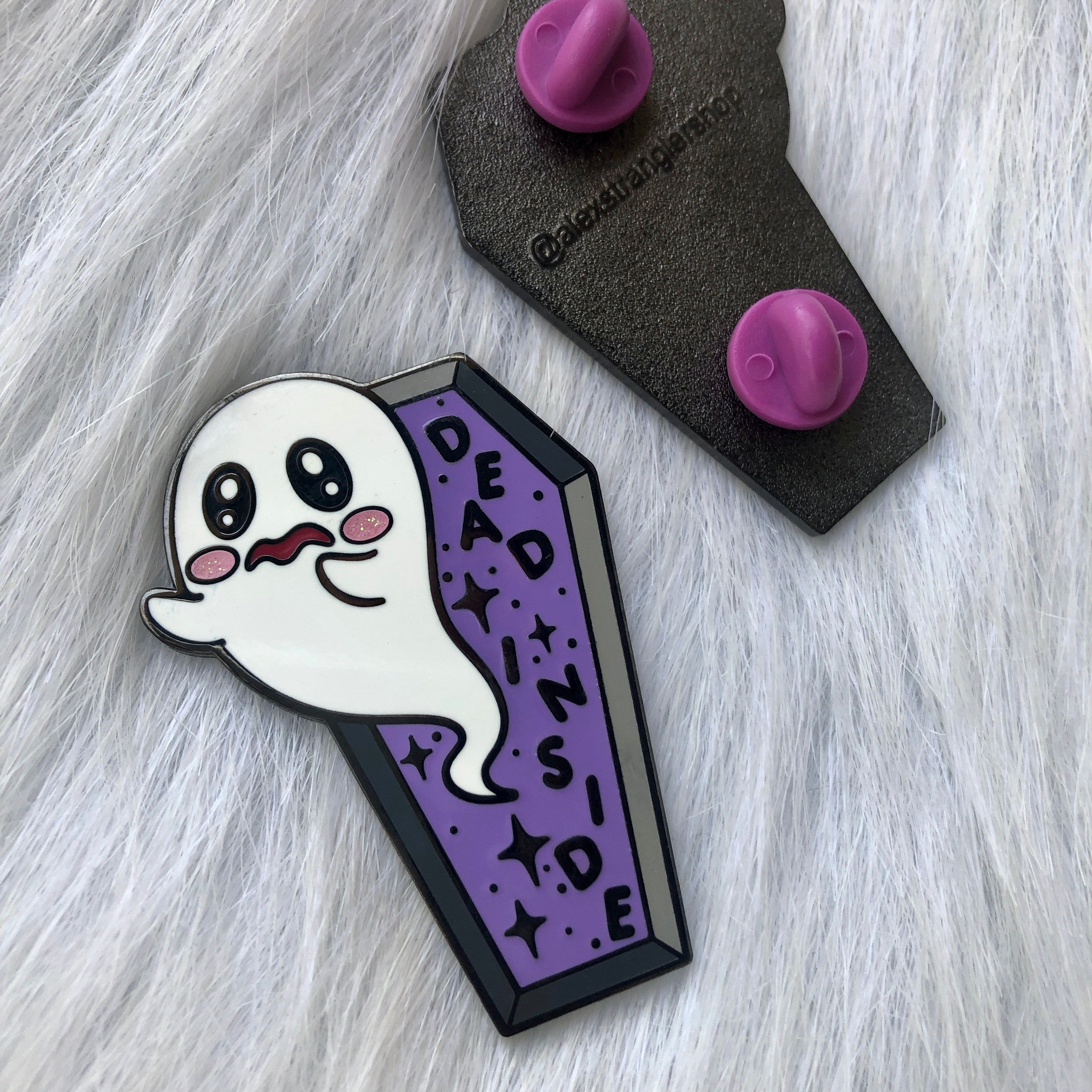 Dead Inside Ghostie  - Enamel Pin