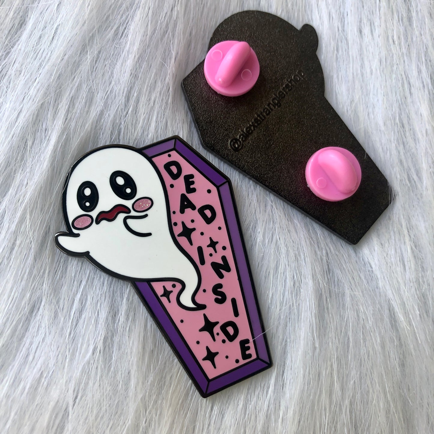 Dead Inside Ghostie  - Enamel Pin