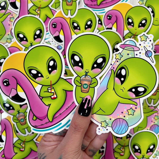 Alien Cuties - Sticker