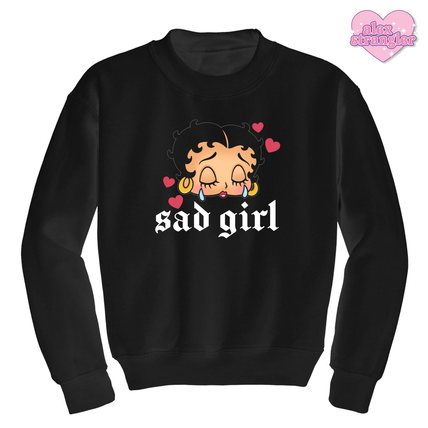 Sad Girl Betty - Men's/Unisex Crewneck Sweatshirt