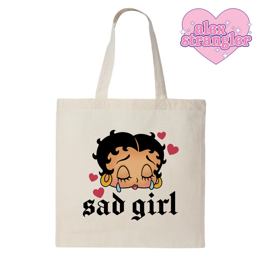 Sad Girl Betty - Tote Bag