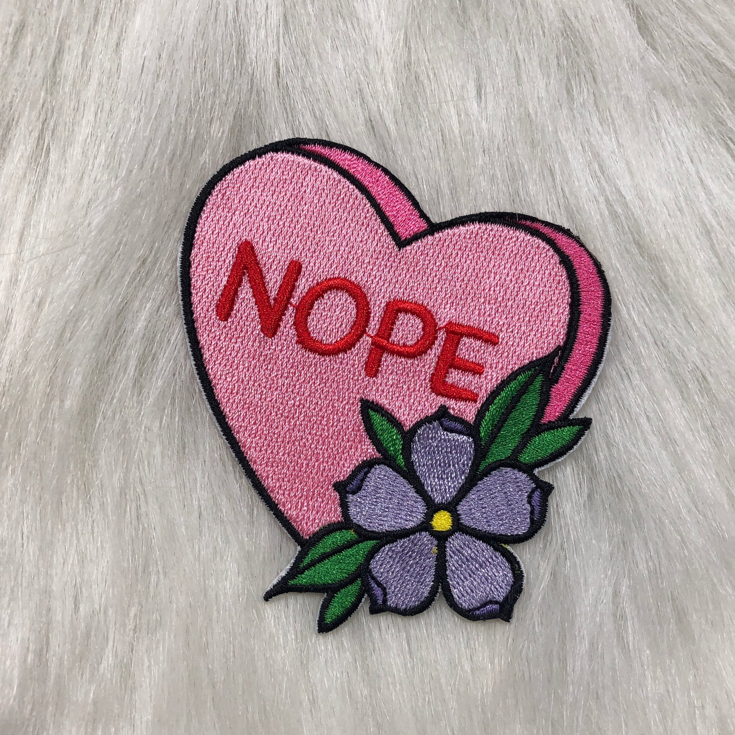 Nope Candy Heart - Patch