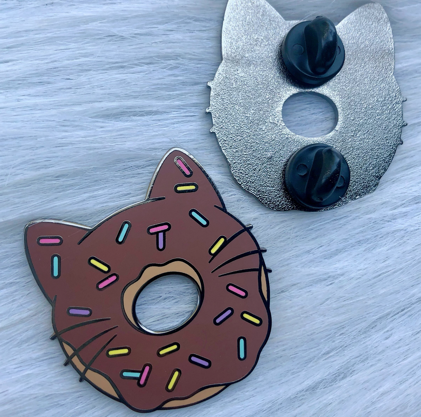 Cat Donut - Enamel Pin