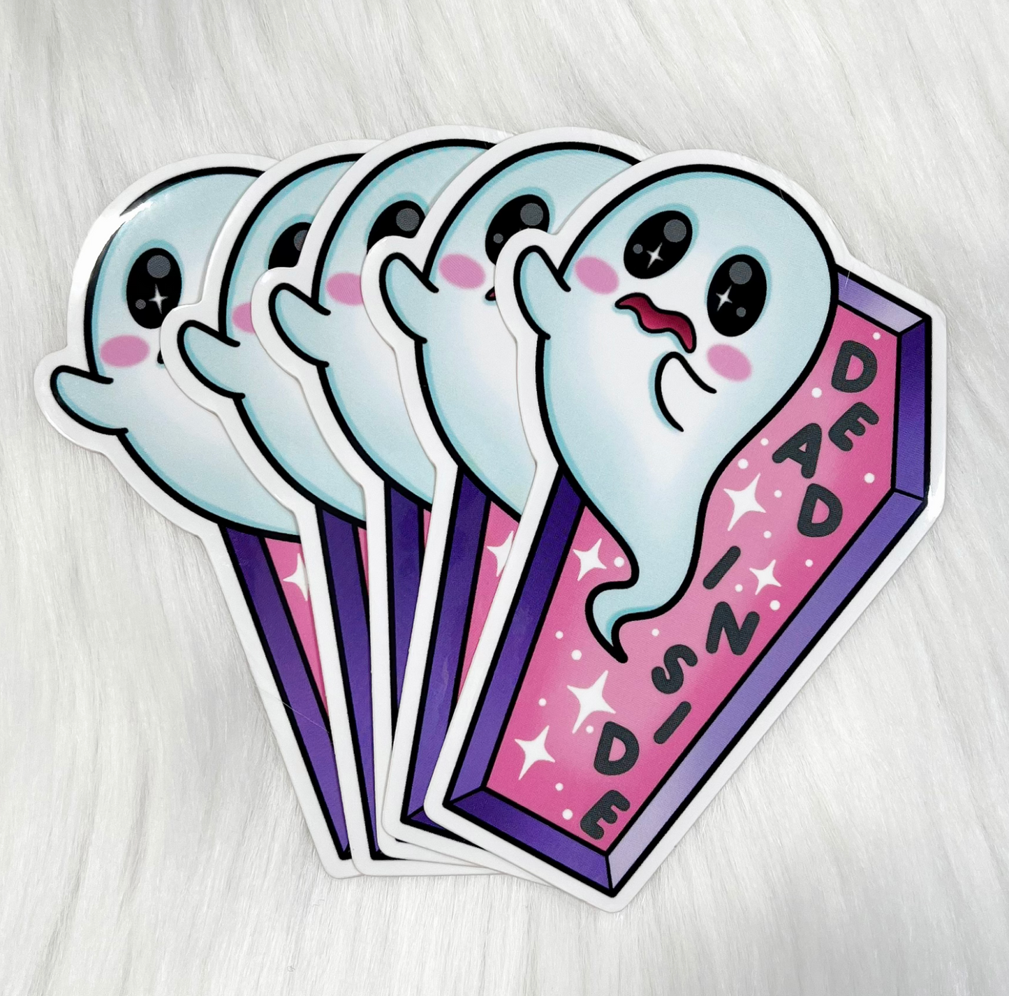 Dead Inside Ghostie - Sticker