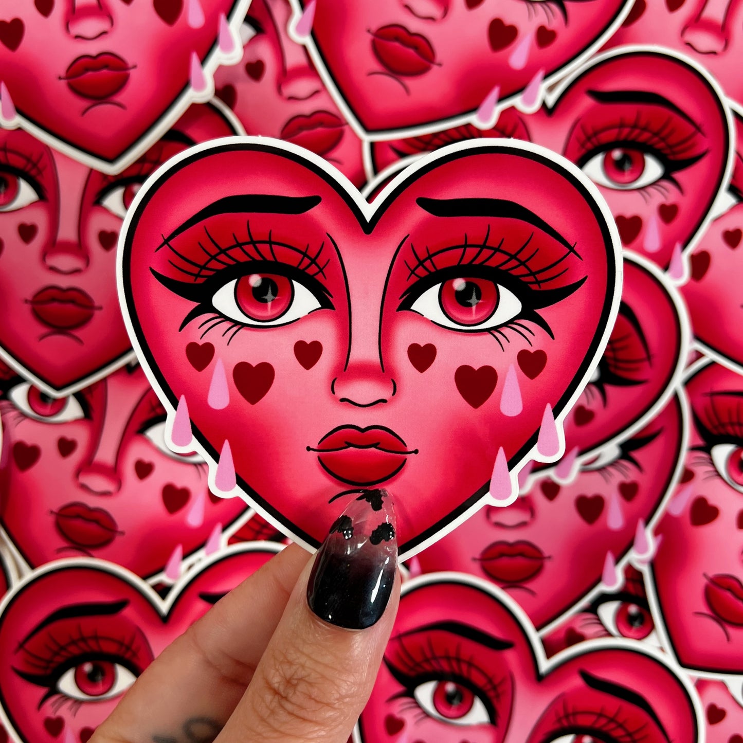 Crying Heart - Sticker